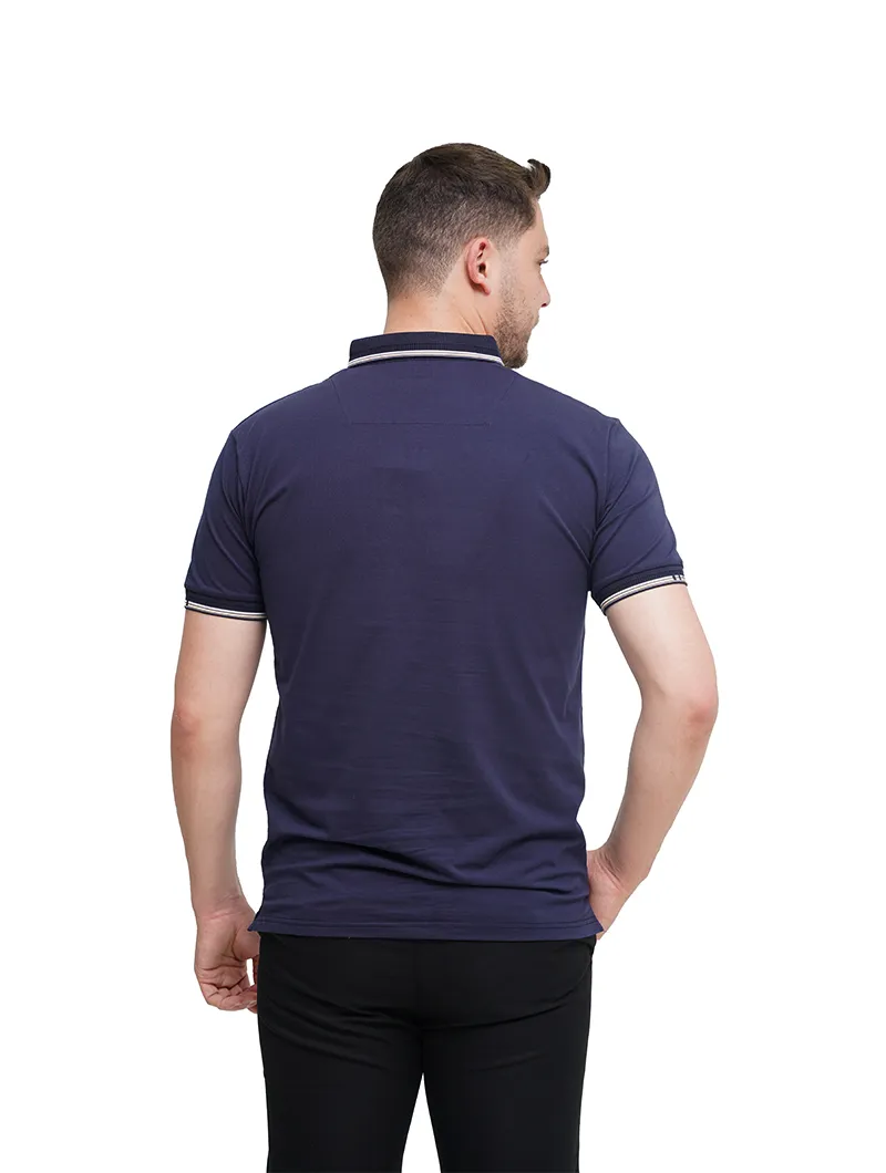 Polo en piqué de coton